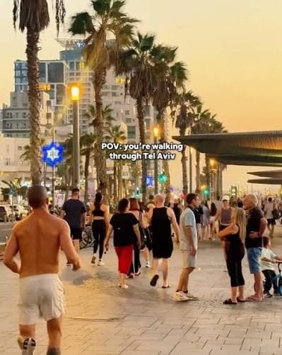 The photograph 19:24 Tel Aviv was read from